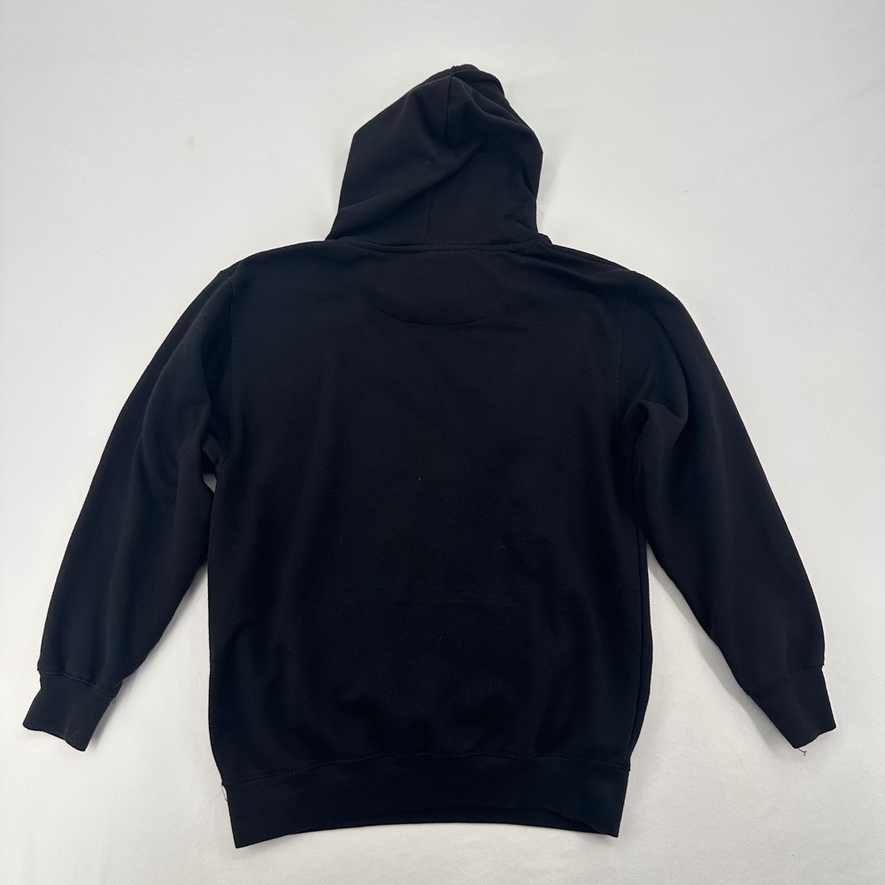 NFL Carolina Panthers Youth Hoodie Black Blue Graphic Sweatshirt Kids Size L - Picture 5 of 6